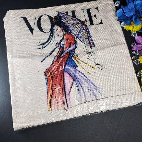 Mulan Princess Accent Pillowcase Sham Throw Pillow Cushion Cover Home Decor - Picture 3 of 11